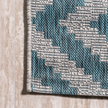 Sintra Diamond Tribal Indoor/outdoor Area Rug